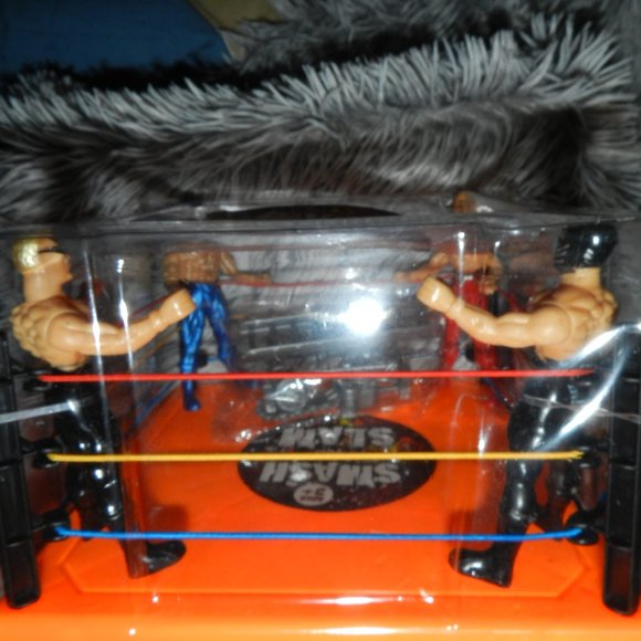 Smash and Slam Wrestlers w/ Ring + accessories playset Sealed 🆕NWT⌚SHIPS FAST - Picture 4 of 14